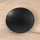 Small Black Metal Pillar Candle Holder Plate