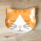 Ginger Face Cat Food Bowl