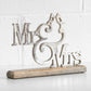 'Mr & Mrs' Love Birds Wedding Decoration Sign