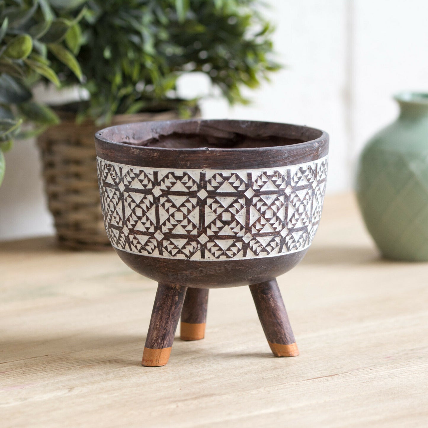 Small 12cm Indoor Plant Pot Stand with Legs