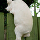 Fence Hanging Pink Pig Ornament