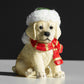 Cute Christmas Dog Ornament Small 18cm