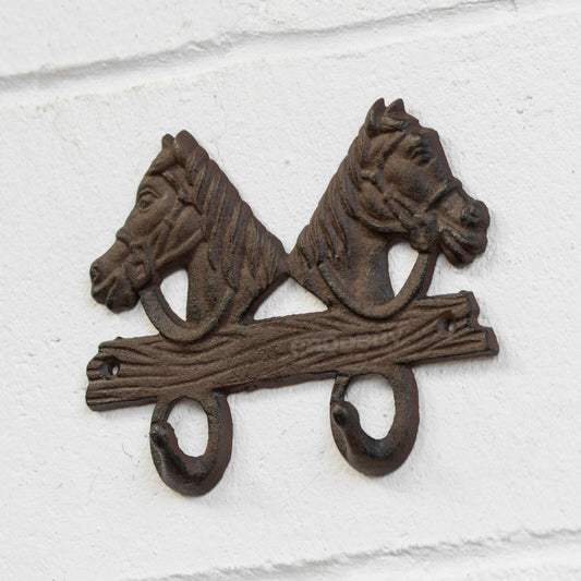 Wall Mounted Cast Iron Horse Coat Key Hook