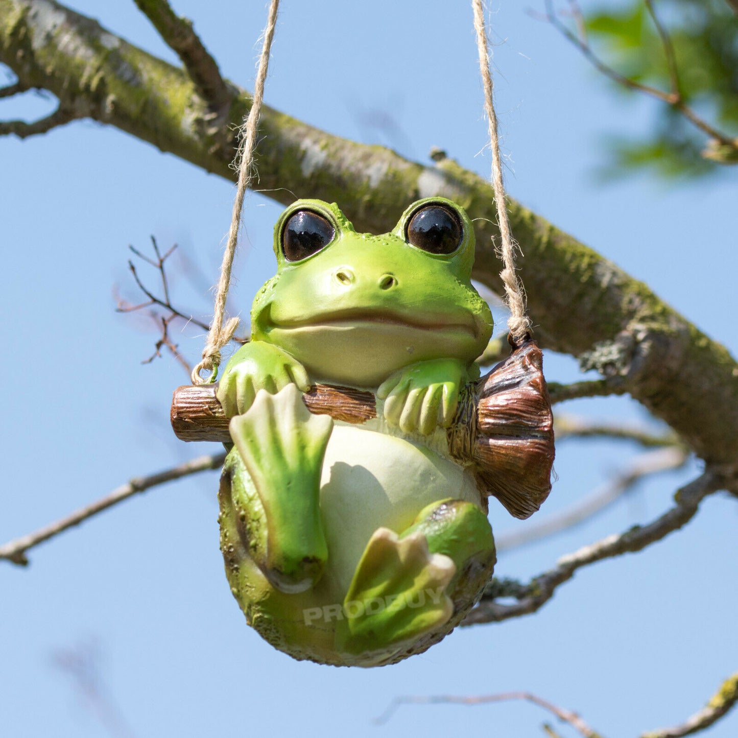 Small Hanging Frog Garden Ornament