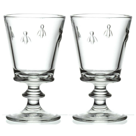 La Rochère Set of 2 Bee Stemmed Wine Glasses 200ml