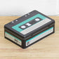 Retro Cassette Tape 2.5L Flat Tin Storage Lunch Box