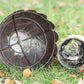 Set of 3 Large Metal Mushroom Garden Ornaments