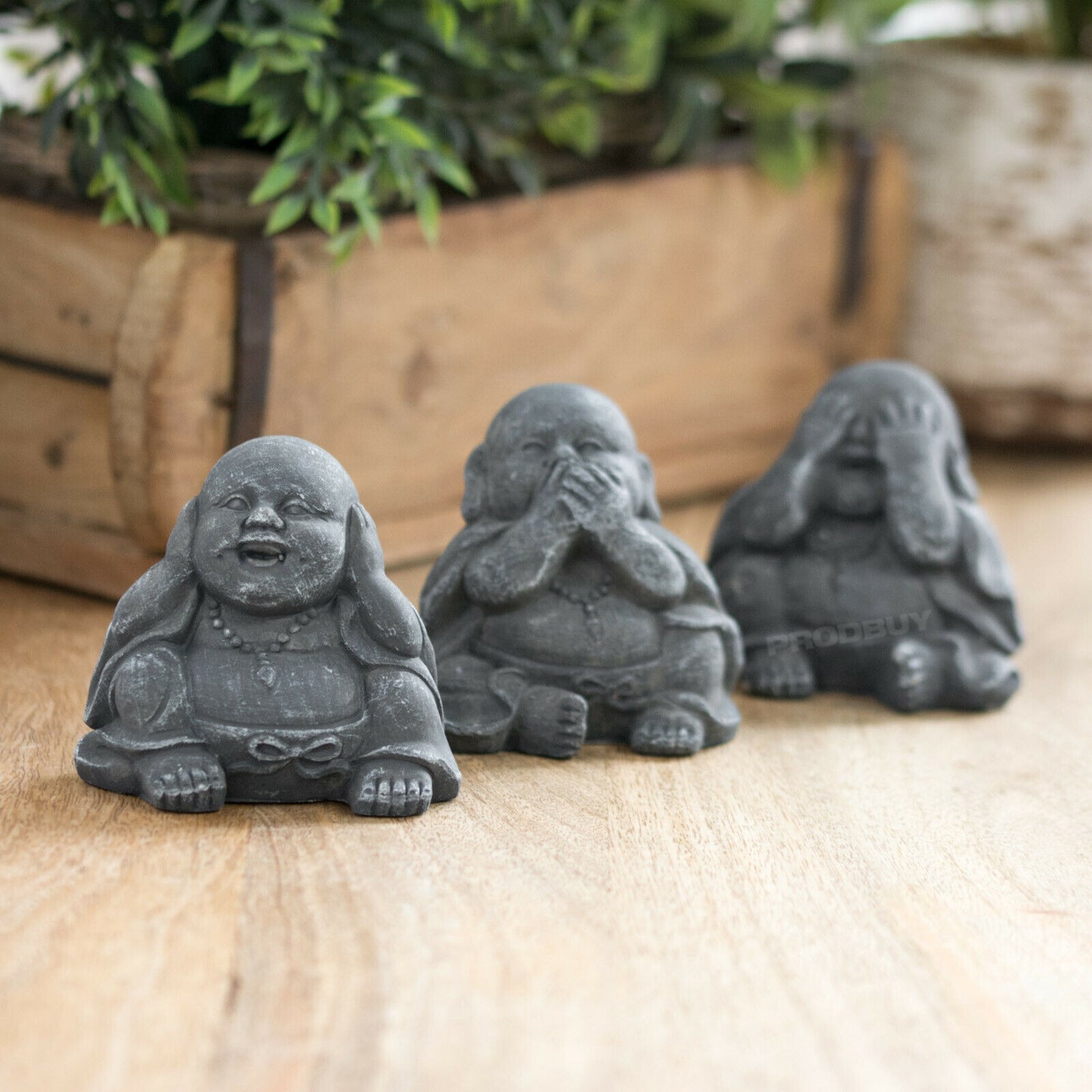 Small Three Wise Buddha Ornaments See Speak Hear No Evil