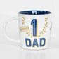 "Number 1 Dad" 330ml Novelty Mug