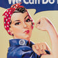 'We Can Do It' Small 20cm Metal Wall Sign