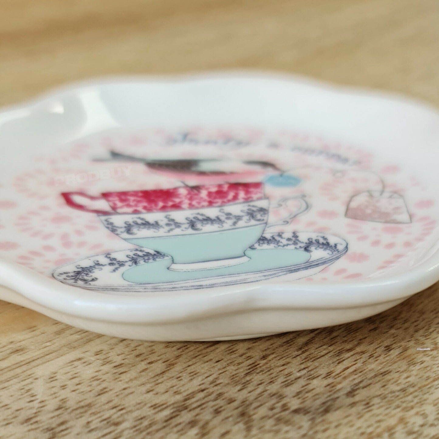 Small Ceramic 'Fancy A Cuppa' Teabag Tidy