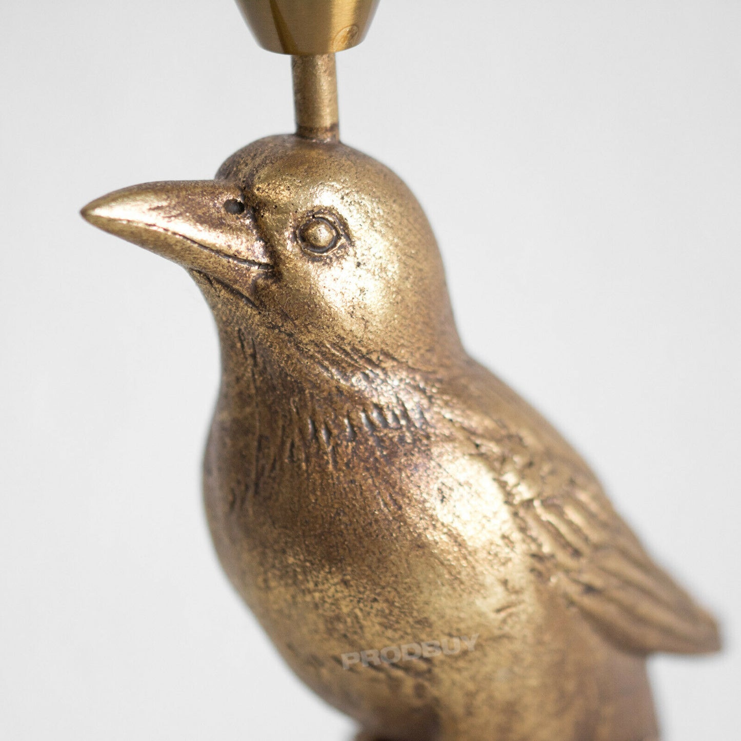 Resin Bird on Tree Branch Tapered Candle Holder