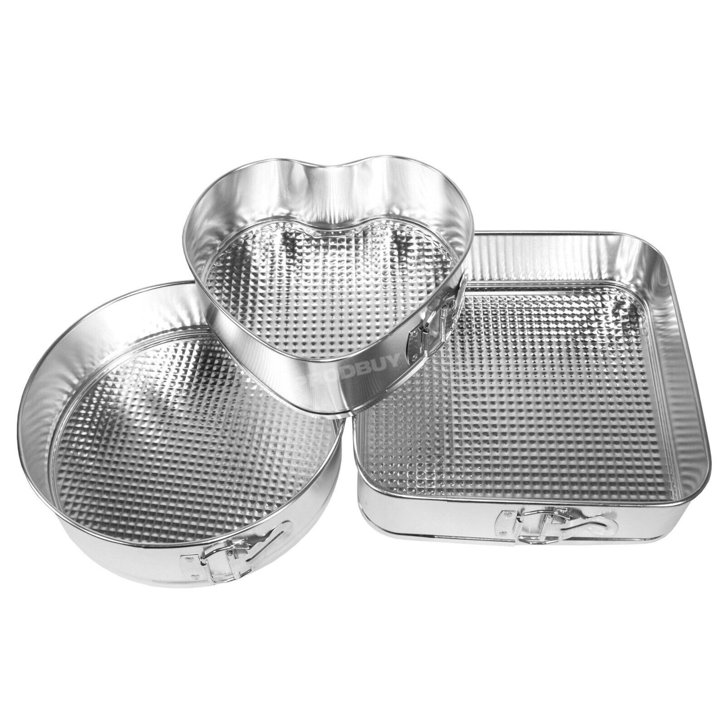 Set of 3 Assorted Shaped Cake Baking Tins