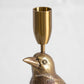 Resin Bird on Tree Branch Tapered Candle Holder