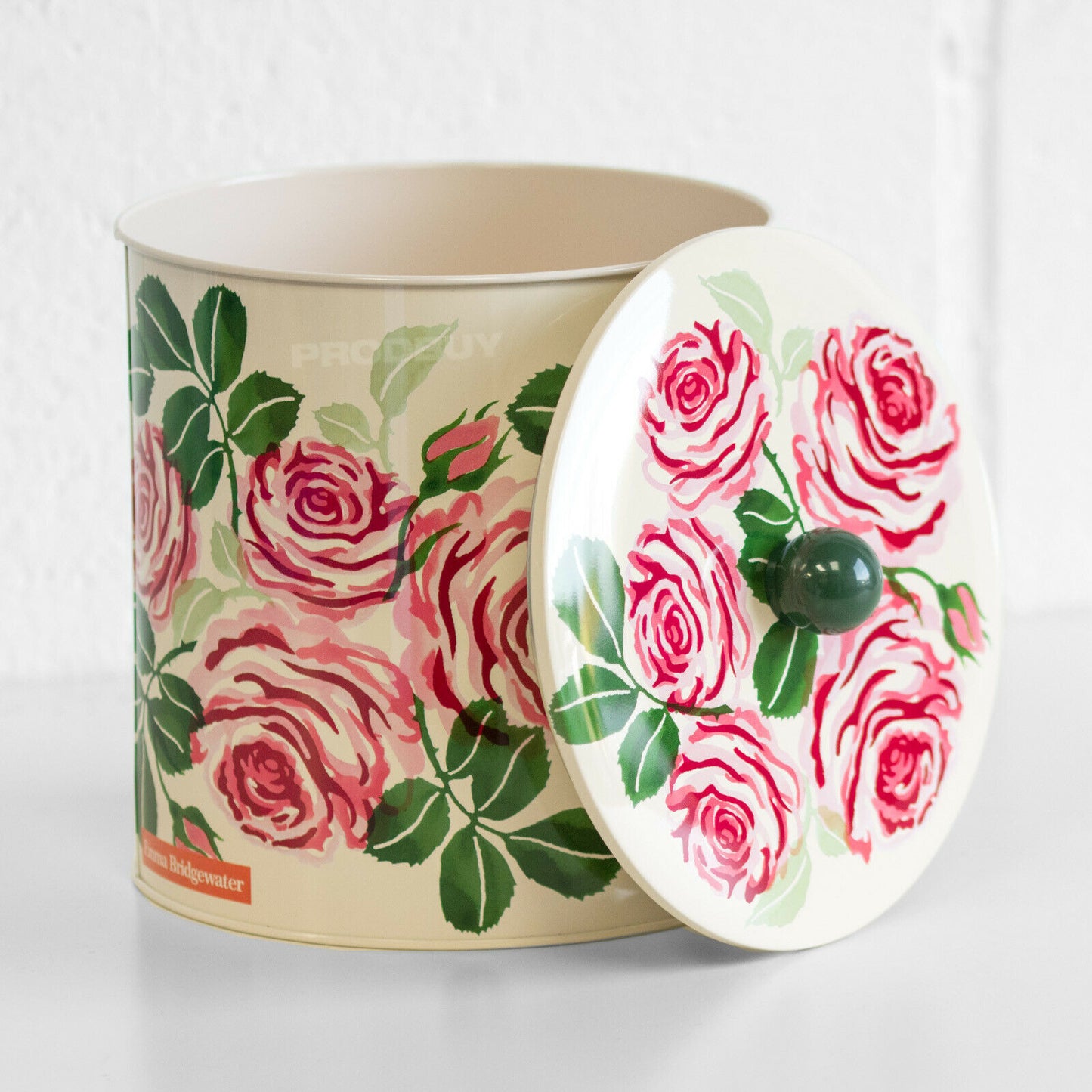 Emma Bridgewater Cream Roses Biscuit Barrel Tin