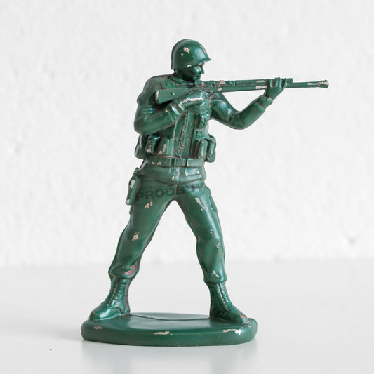 Green Toy Soldier Figure 18cm Standing Army Men Toys