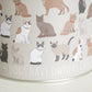 4 Piece Cats Tea Coffee Sugar Biscuits Storage Canisters Set