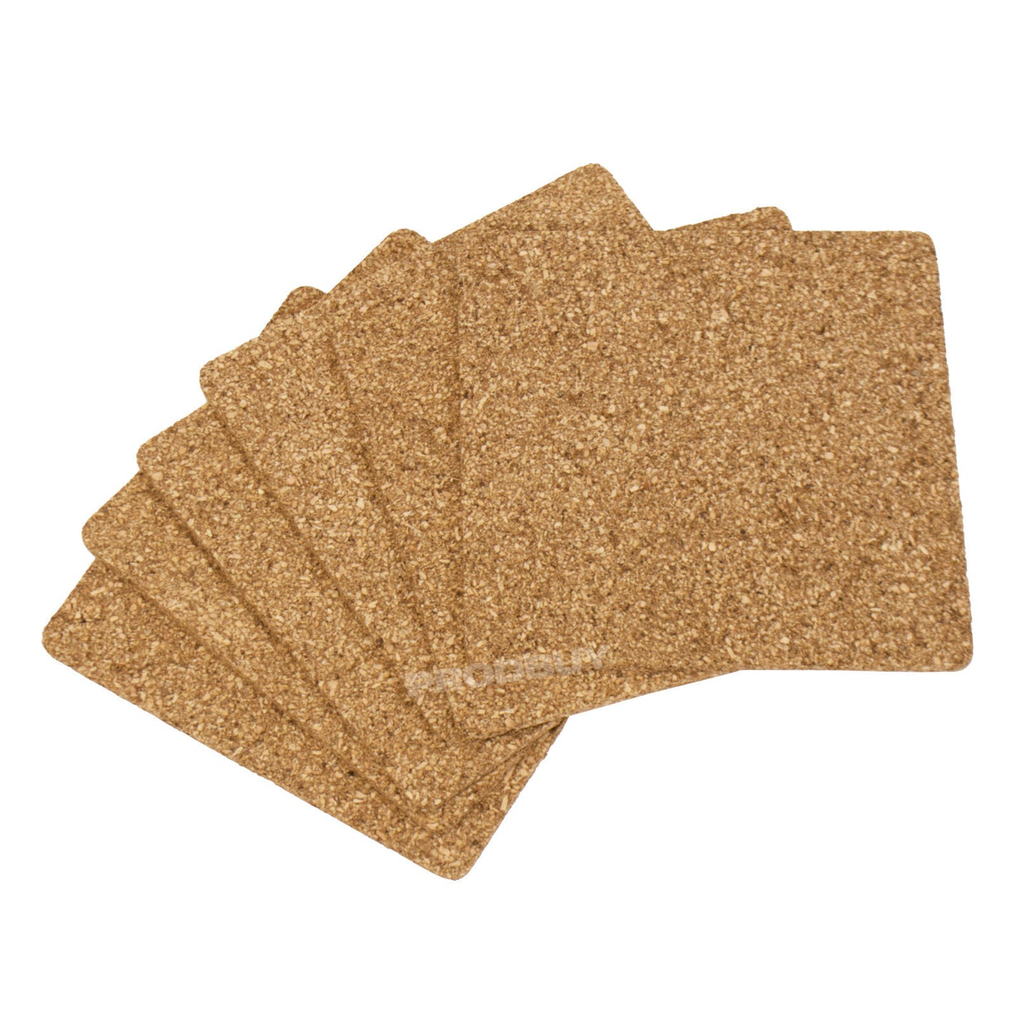 Pack of 24 Square Cork Drinks Coasters