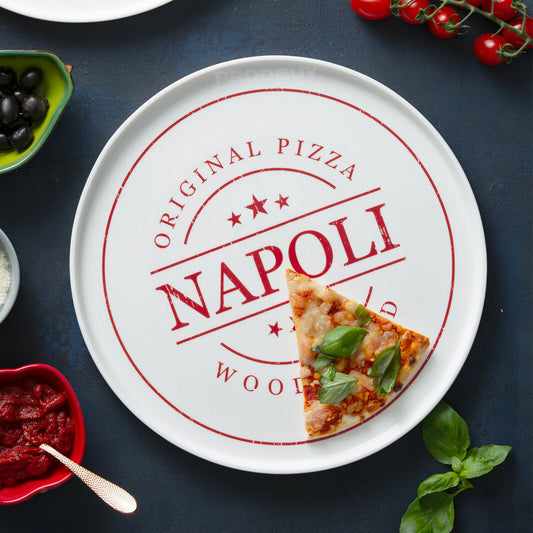 'Napoli' Round 29cm Pizza Plate Oven Baking Stone