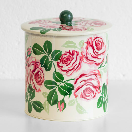 Emma Bridgewater Cream Roses Biscuit Barrel Tin