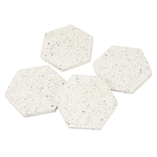 Pack of 4 Luxury Hexagonal Stone Coasters