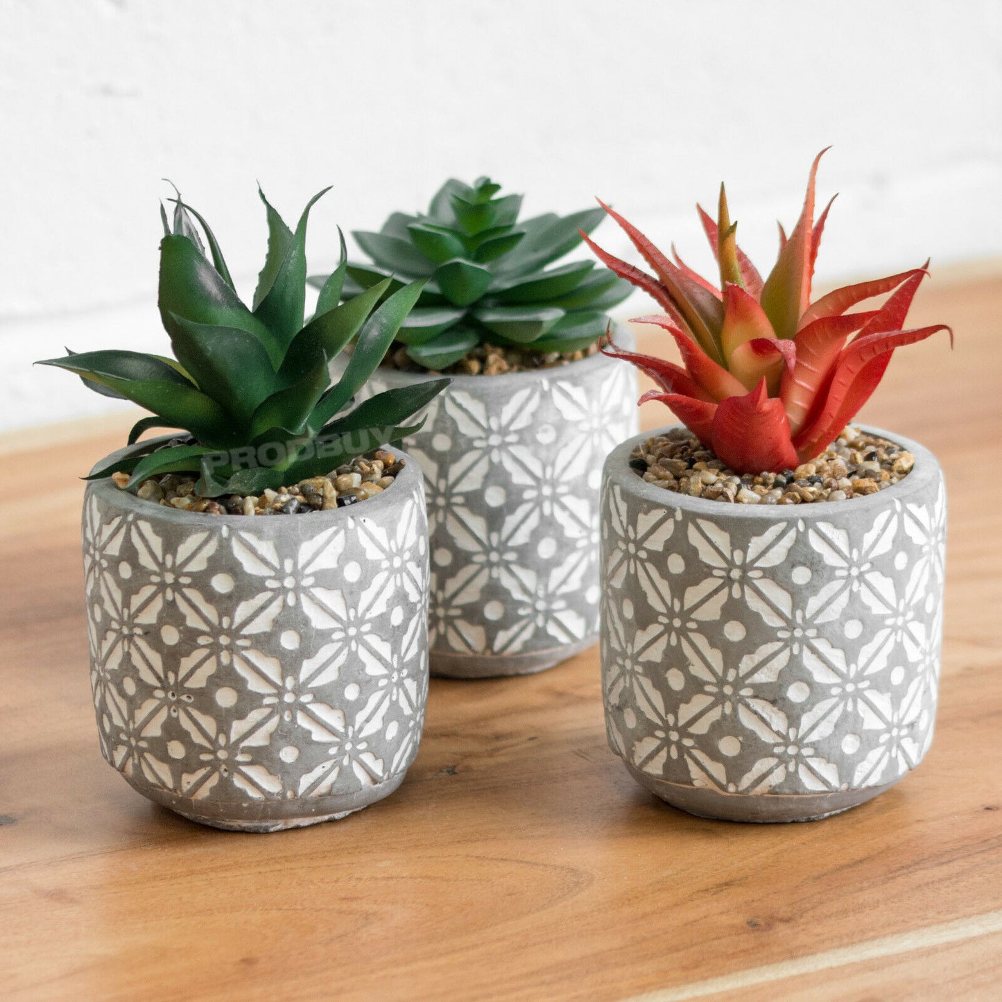 Artificial Succulent Cactus In Pot
