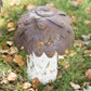 Set of 3 Large Metal Mushroom Garden Ornaments