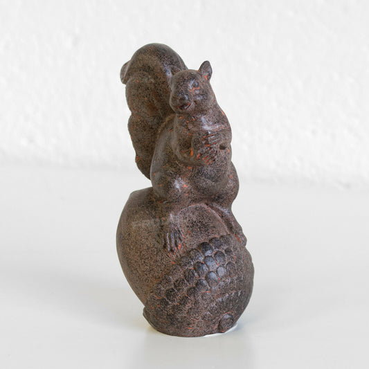 Squirrel on Acorn Resin Ornament