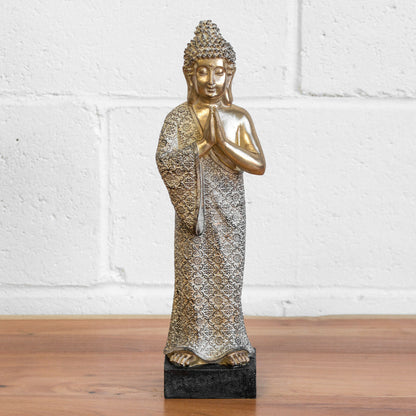 Gold Buddha Ornament 40cm Standing Figurine