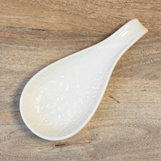 Mason Cash Cream Ceramic Utensil Spoon Rest