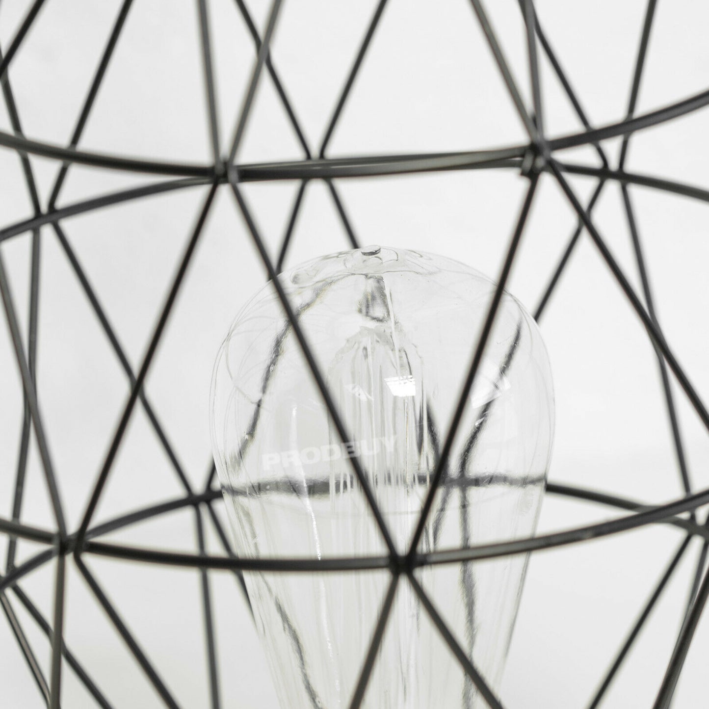Geometric LED Lantern Cage Design 29cm Mood Lamp