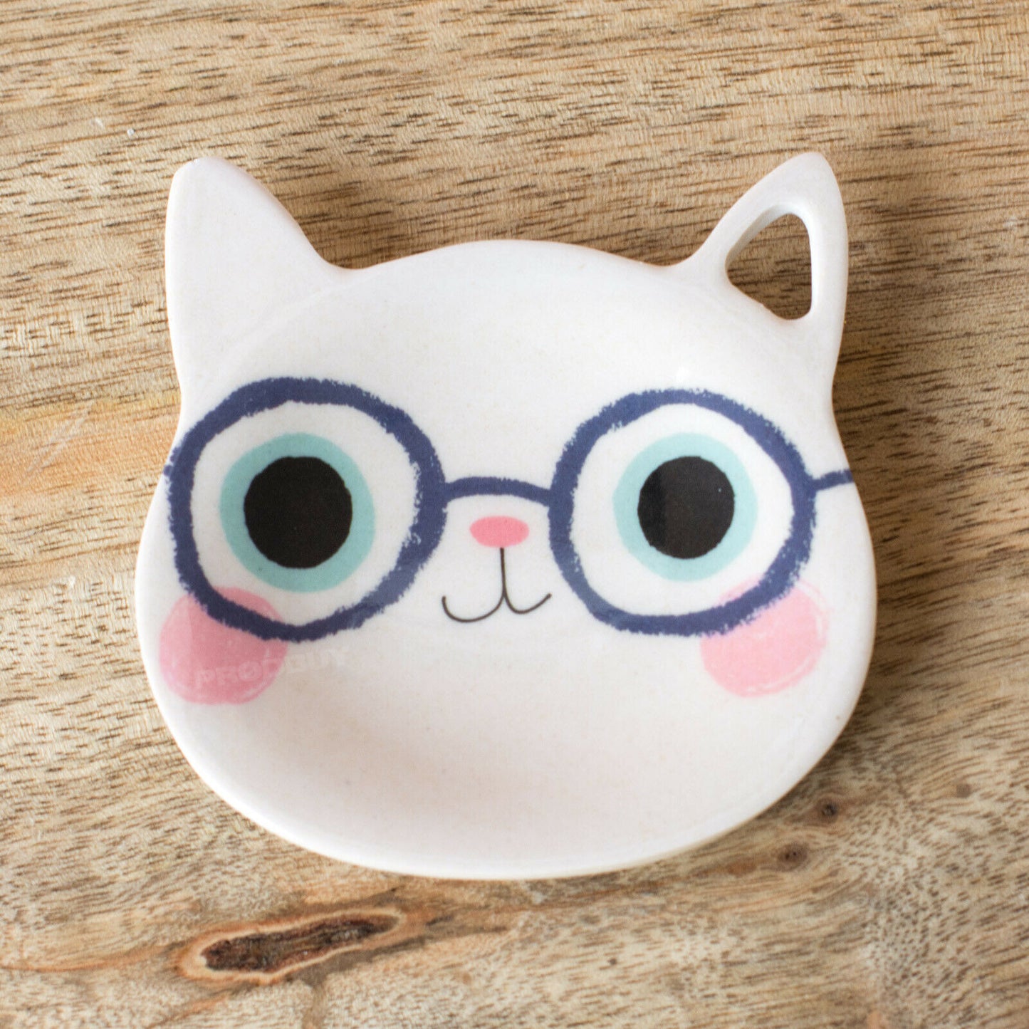Melamine Plastic Cat Kitten Shaped Tea Bag Holder Storage Teabag Rest Tidy Spoon