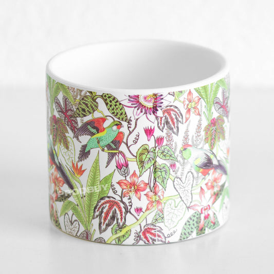 Tropical Paradise Small 12cm Ceramic Plant Pot