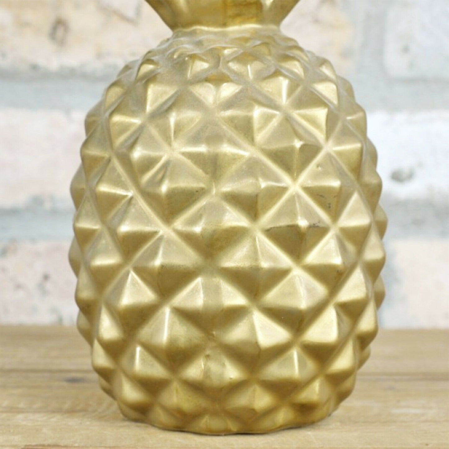 Gold Pineapple Ornament 23cm Tall