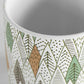 Floral Geometric Trees 13.6cm Plant Pot Medium Ceramic Indoor Cover
