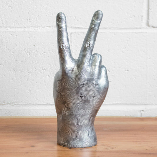 Large 36cm Peace Sign Hand Ornament