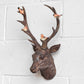 Stag Head with Birds Wall Mounted Reindeer Ornament
