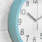 Blue 22cm Modern Plastic Wall Clock