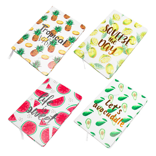 Fruity Hardback A5 Journal 96 Sheet Lined Paper Notebook