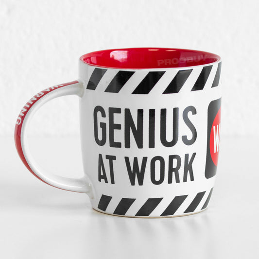 'Warning Genius At Work' Coffee Mug