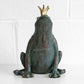 Royal Frog Prince with Crown Garden Ornament