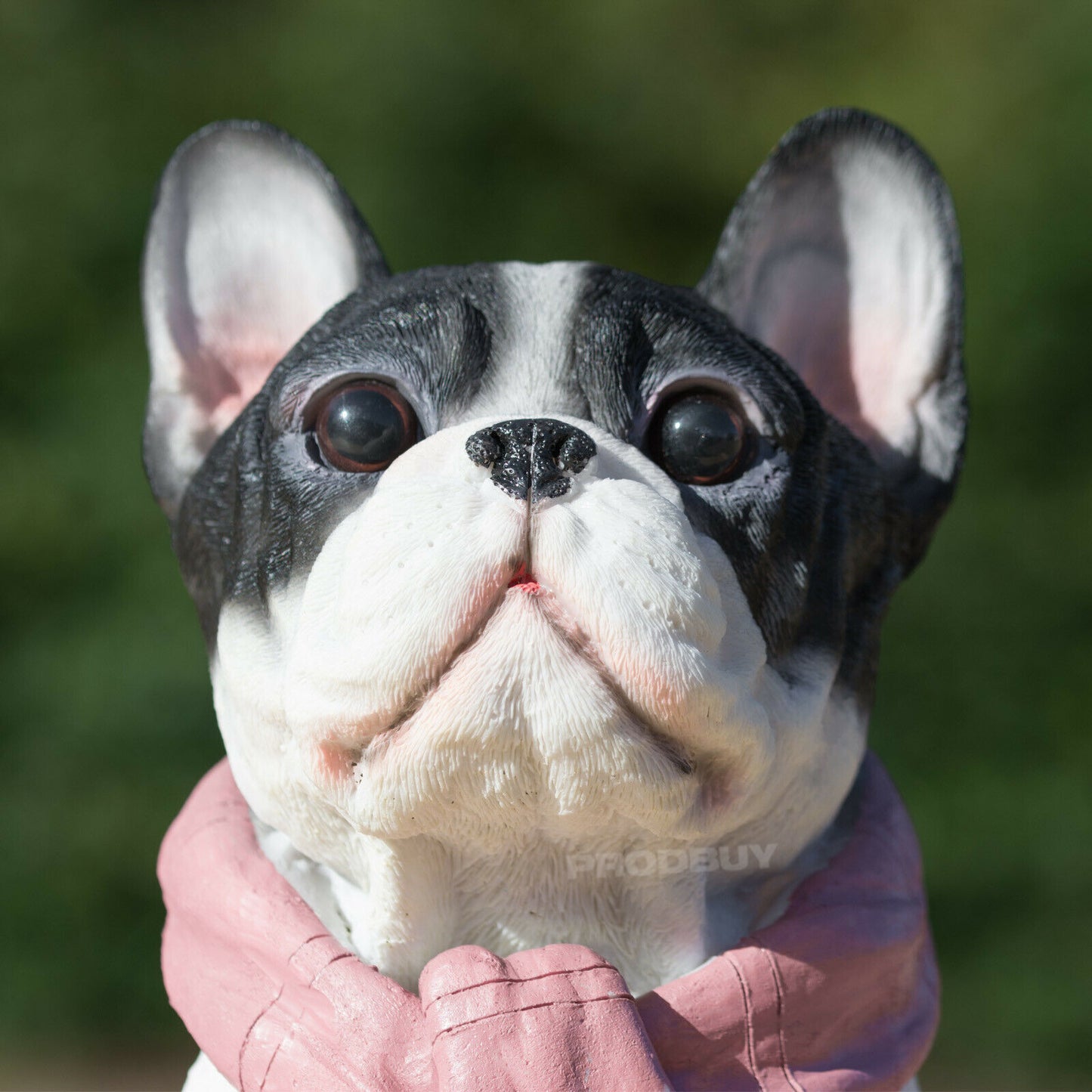 Pink Scarf French Bulldog Dog Ornament