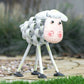 Metal Sheep Garden Lawn Ornament Nodding Sculpture