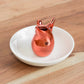 Small Rose Gold Mouse Jewellery Trinket Holder
