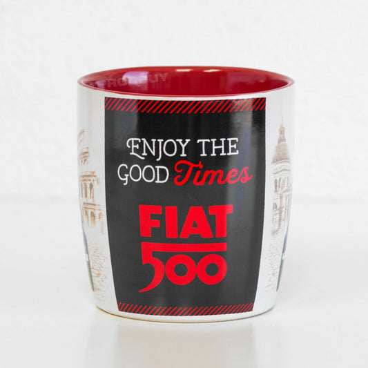 Classic Fiat 500 Car Retro Coffee Mug