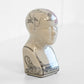 Small Phrenology Head Ceramic Ornament