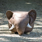 Elephant Shaped Padded Foot Rest Stool