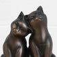 Loving Cat Friends 28cm Resin Decorative Ornamental Sculpture