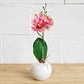 Artifical Pink Orchid House Plant In Pot
