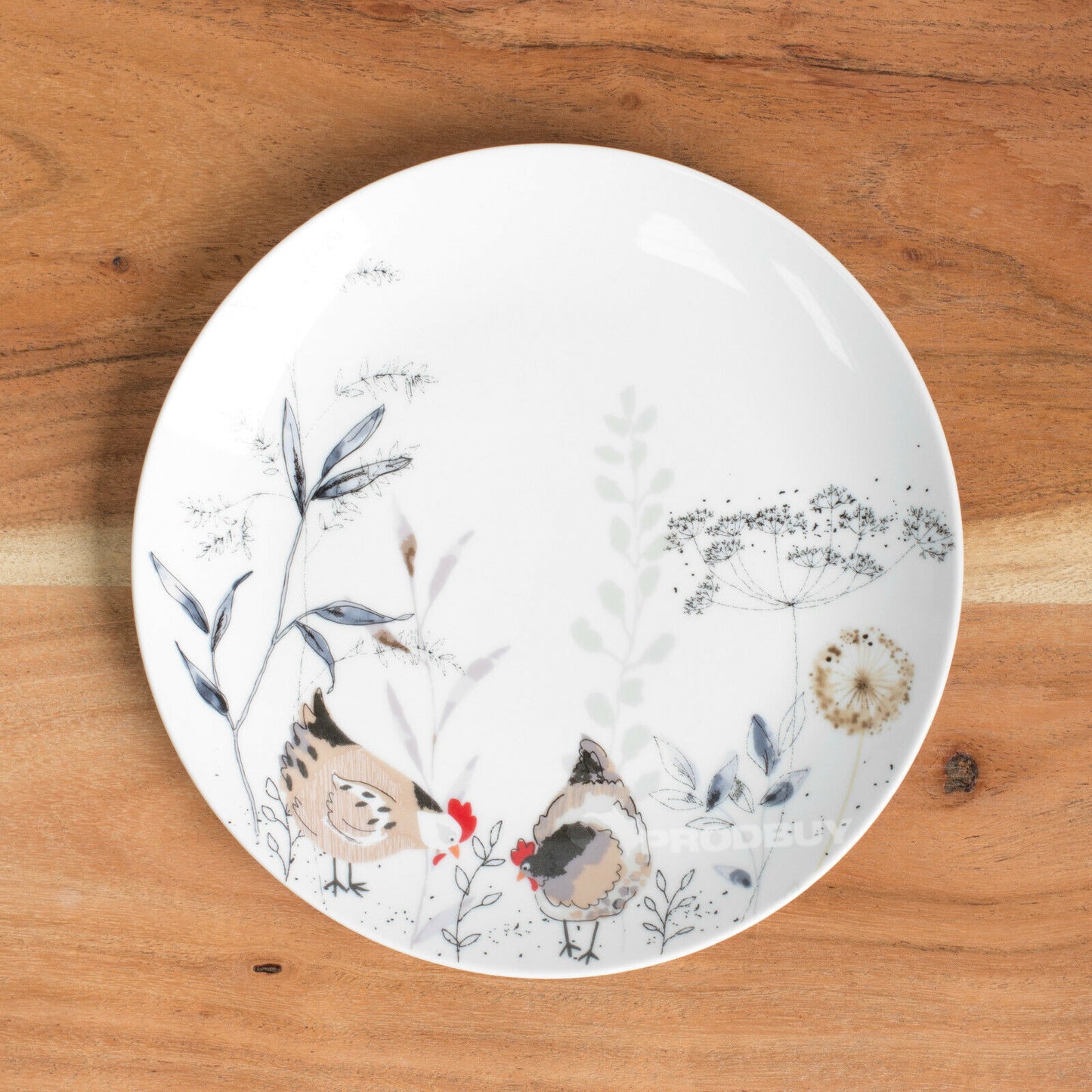 Country Hens 20cm Ceramic Side Plate